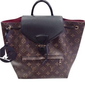Louis Vuitton Brown and Black Monogram Backpack